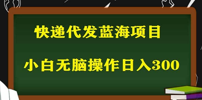 2023最新蓝海快递代发项目，小白零成本照抄