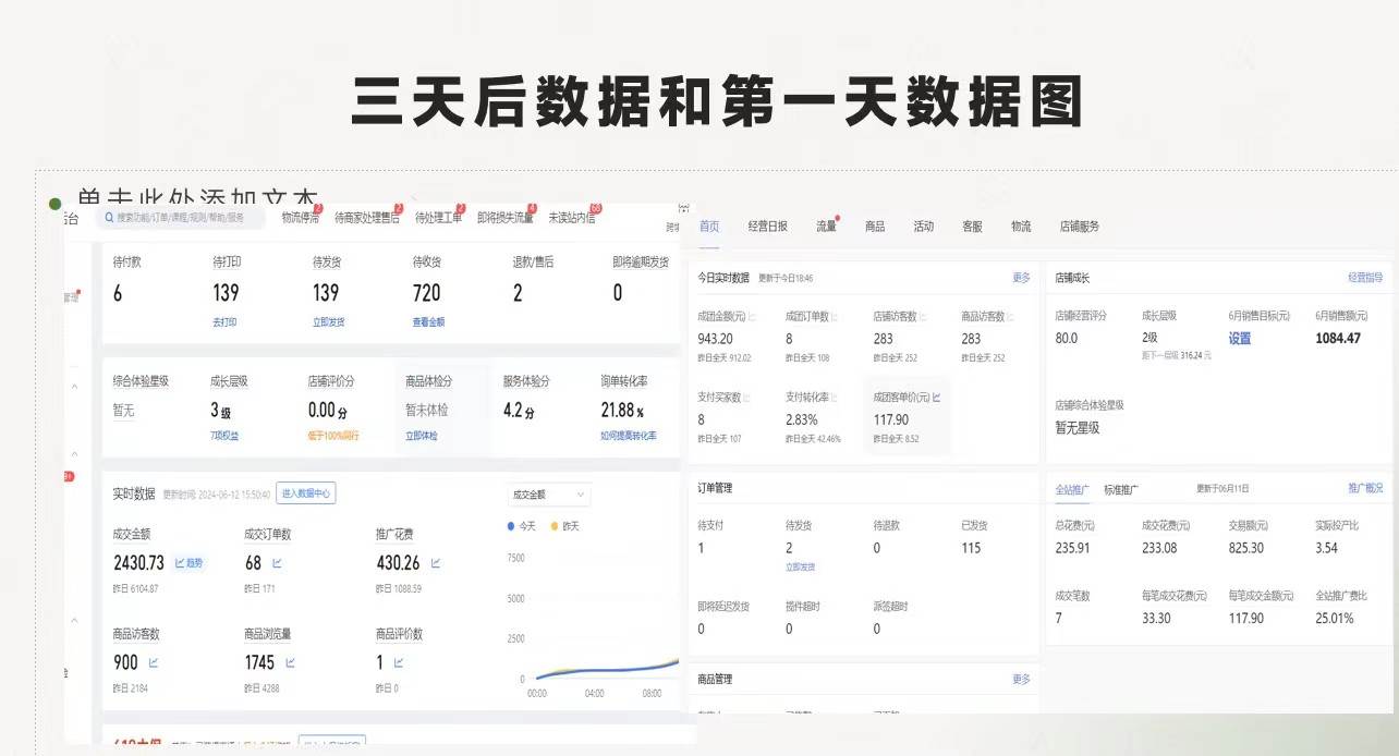 （11853期）拼多多 最新合作开店日收4000+两天销量过百单，无学费、老运营代操作、...