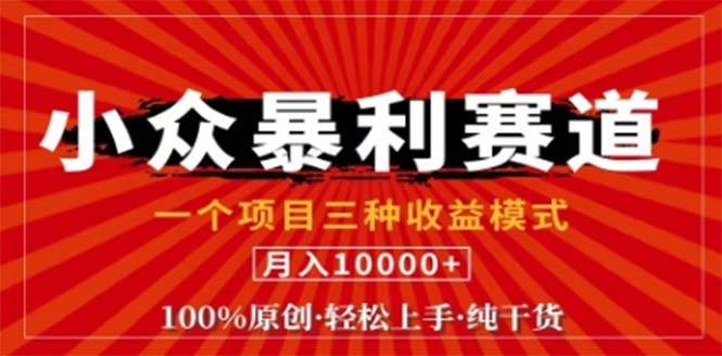 （12756期）视频号最新爆火赛道，三种可收益模式，0粉新号条条原创条条热门 日入1000+